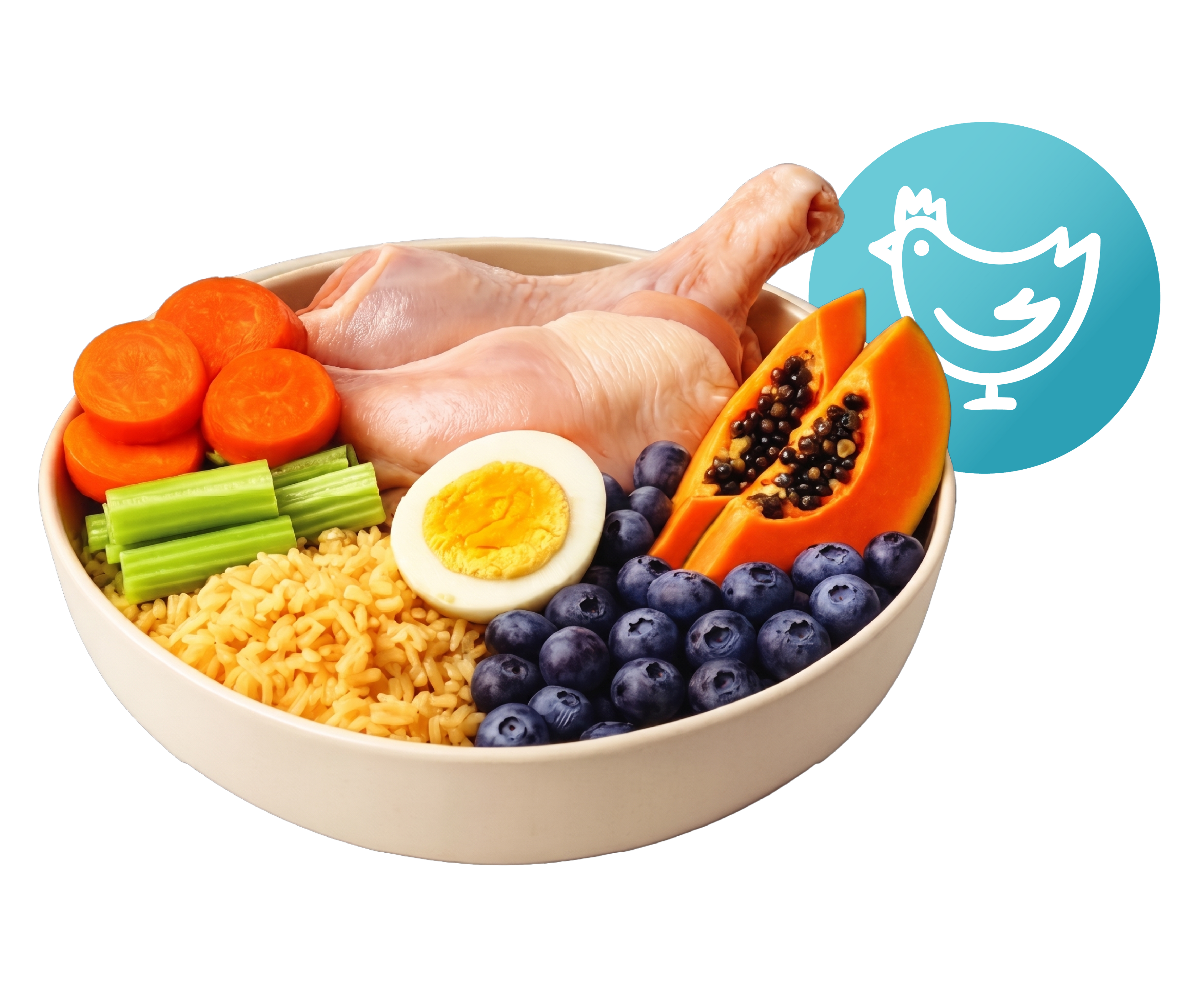 Easy Digest (E-D) Chicken Bowl